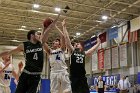 MBBall vs Babson  Wheaton College Men's Basketball vs Babson College. - Photo By: KEITH NORDSTROM : Wheaton, basketball, Babson